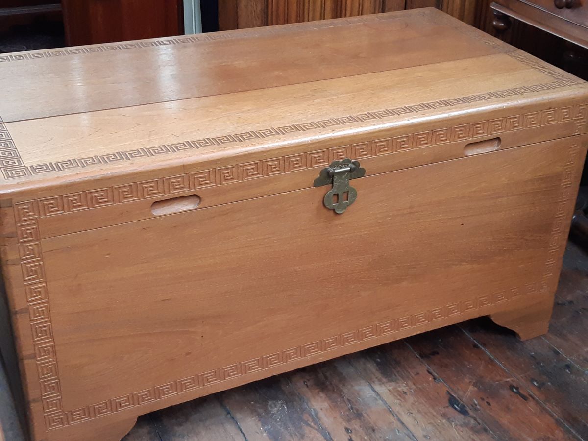 1960's Camphor Wood Blanket Chest
